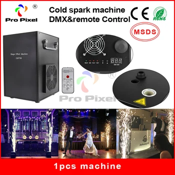 

indoor Clod Spark Firework Machine 750W Stage Electric Cold Spark Firewoek fountain Remote for Club Wedding Party
