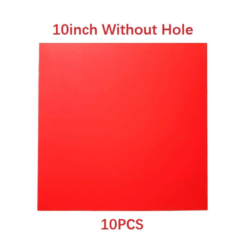 10in Red Without