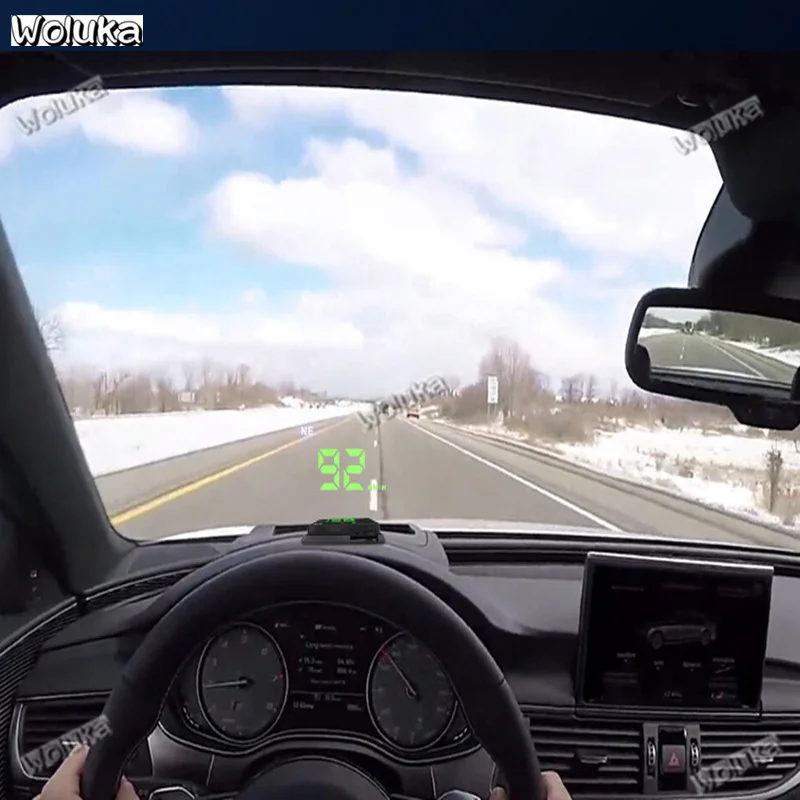 OBD Автомобильный скоростной проектор HD Смарт компас gps автомобильный HUD Дисплей CD50 Q06