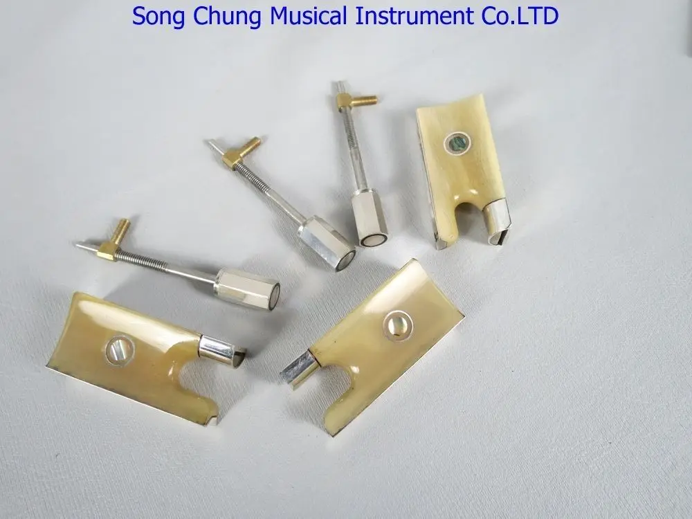 

High quality 1 pcs violin bow frog 4/4 silver mount