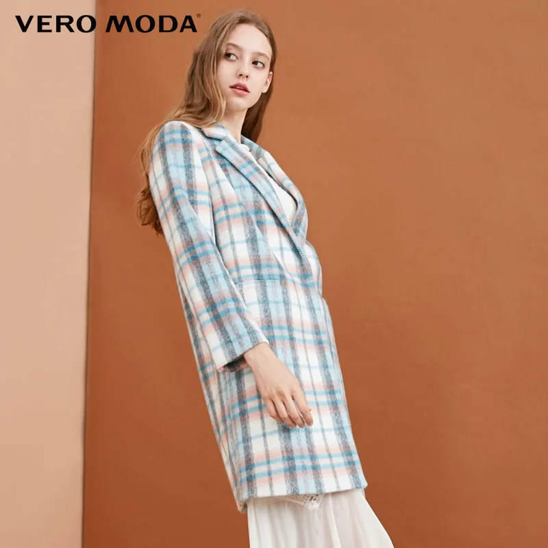 Vero Moda зимнее шерстяное пальто женское средней длины | 318327515|Пальто|