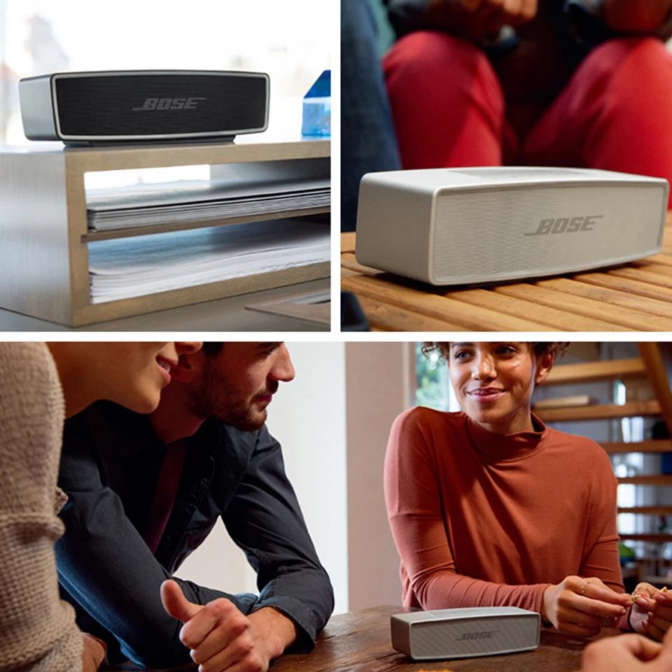 Bose SoundLink Mini II Bluetooth динамик портативный открытый динамик мини 2 глубокий бас звук Громкая связь с микрофоном 10 часов работы от батареи