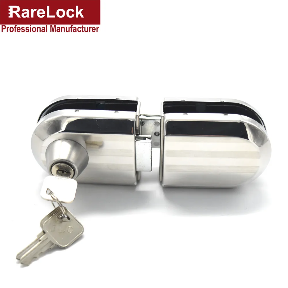 Rarelock стеклянный дверной замок из нержавеющей стали для окна офиса дома ванной аксессуар Туалетная техника DIY MMS235 dd
