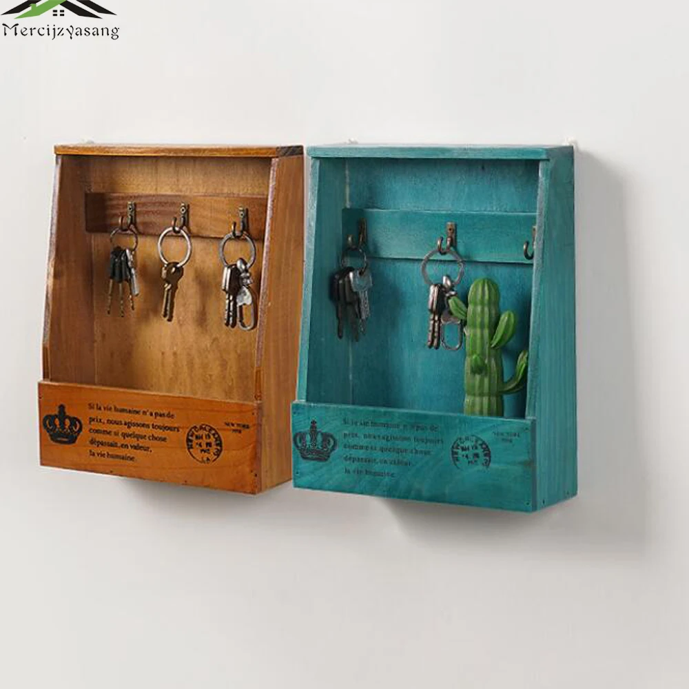 

Key Organizer Wall Mounted Key Storage Box Key Case Safe Storage Hiding Containers Storage Box Home Decoration LYSH07