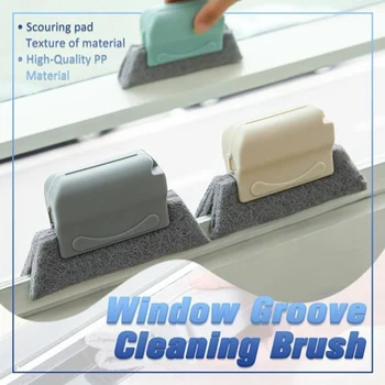 

Creative Window Groove Cleaning Brush Hand-held Crevice Cleaner Tools for Door Window Slides and Gaps RT88