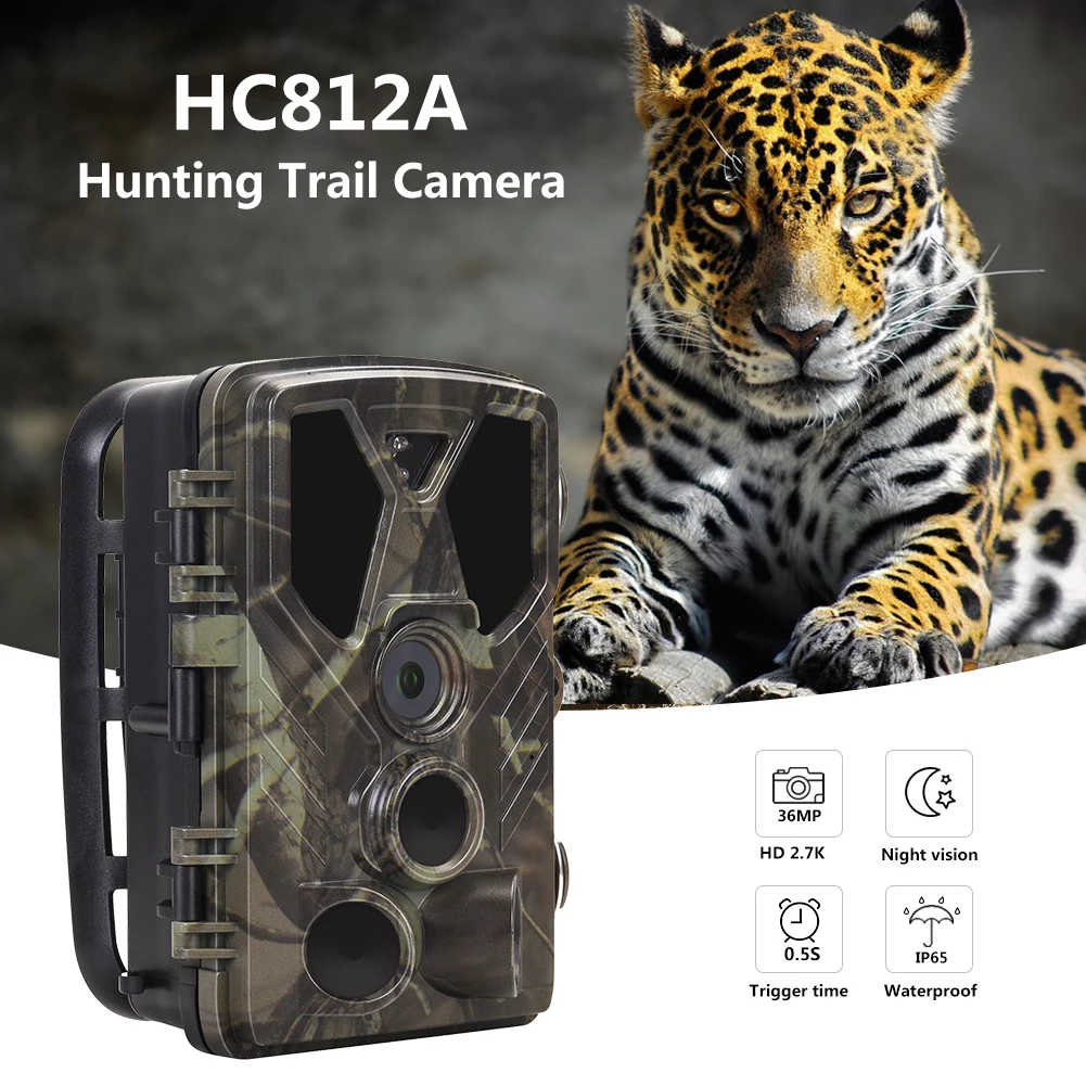 

Outdoor Trail Hunting Camera, 940nm, Infrared, Night Vision, HD, 36MP, Wireless, Waterproof, CS Cameras, Wildlife Photo Trap