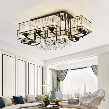 

japan lustre pendente industrial lamp crystal Home Decoration E27 Light Fixture lustre pendente