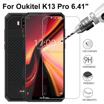 Перейти на Алиэкспресс и купить Закаленное стекло для OUKITEL K13 k 13 Pro Защитное стекло для экрана 2.5D 9H Премиум Защитная пленка из закаленного стекла на OUKITEL K13 pro