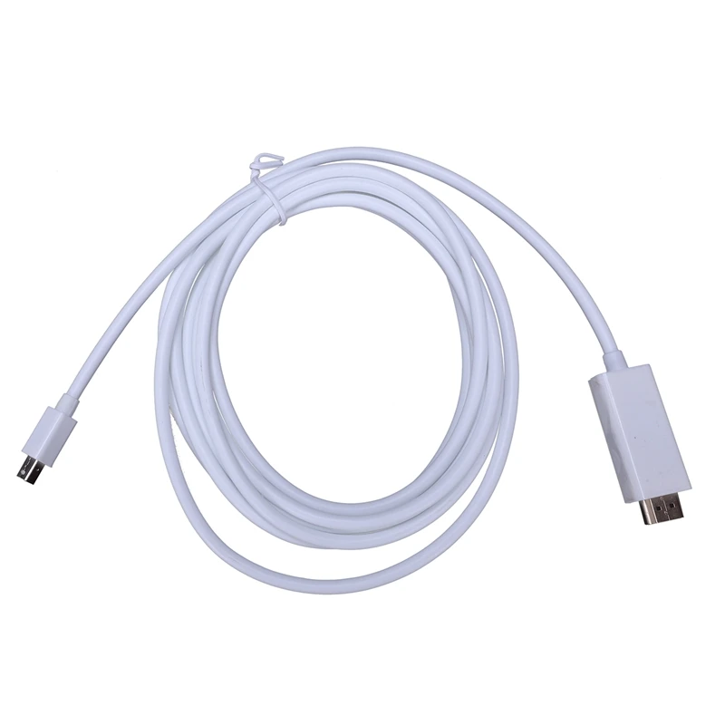 3 м Mini DisplayPort в HDMI USB-кабель с вилкой DP to портом Thunderbolt совместим разрешением Full HD 1080p