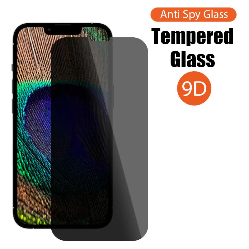 Privacy protection glass for iphone 13 pro max mini screen protector 12 i12 x xs xr | Мобильные телефоны и аксессуары