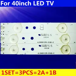 3 шт. светодиодные полосы подсветки лампы для ERISSON 40LES73 40LES69 Philco Ph40e36dsgw Sp-led40 Jl. D4091235-01AS-C E465853