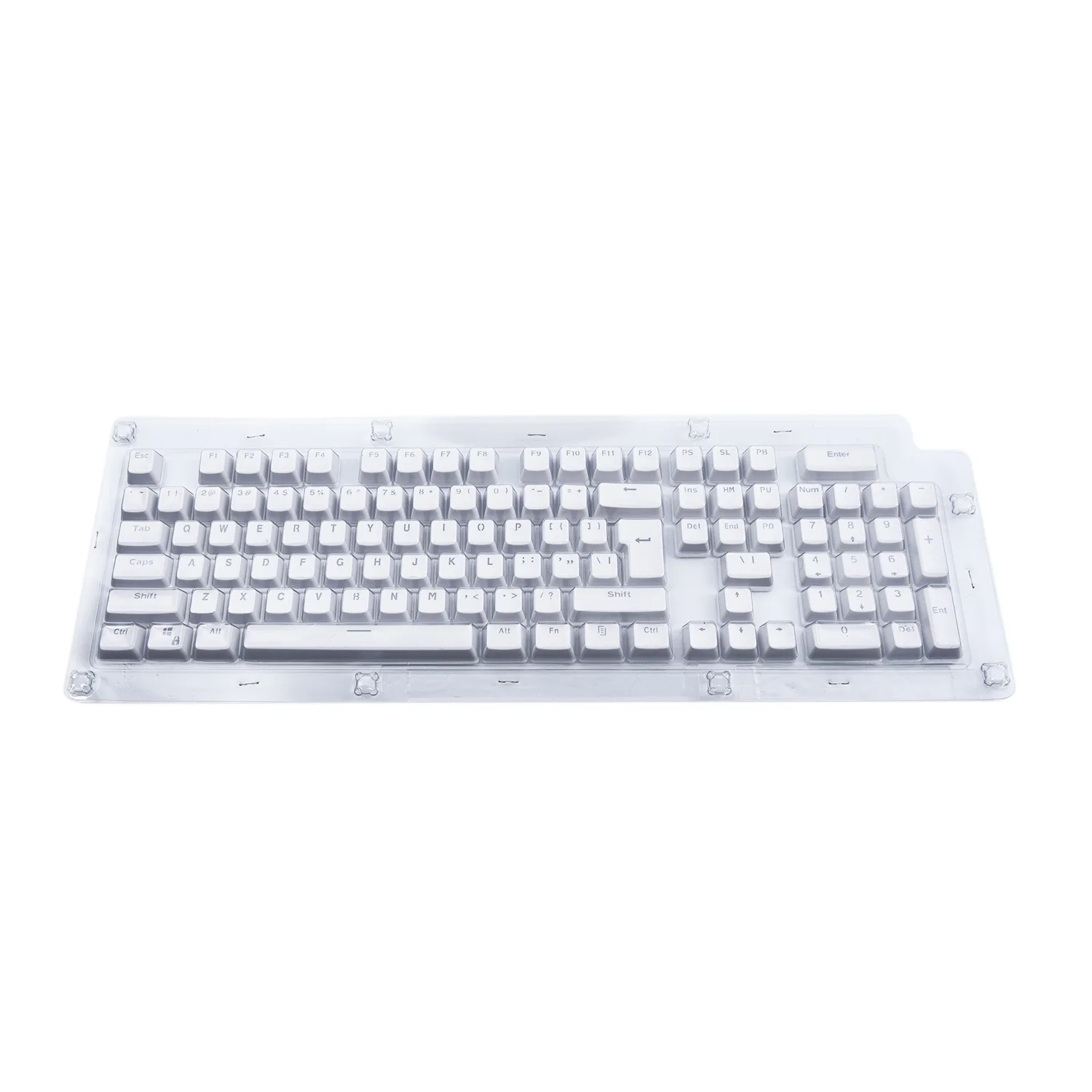 104 ключей для механического вишневого выключатель MX брелки для клавиатуры ЧАСТИ полупрозрачные пробирки колпачки для вишни/Кайл/гатерон/Outemu - Цвет: White