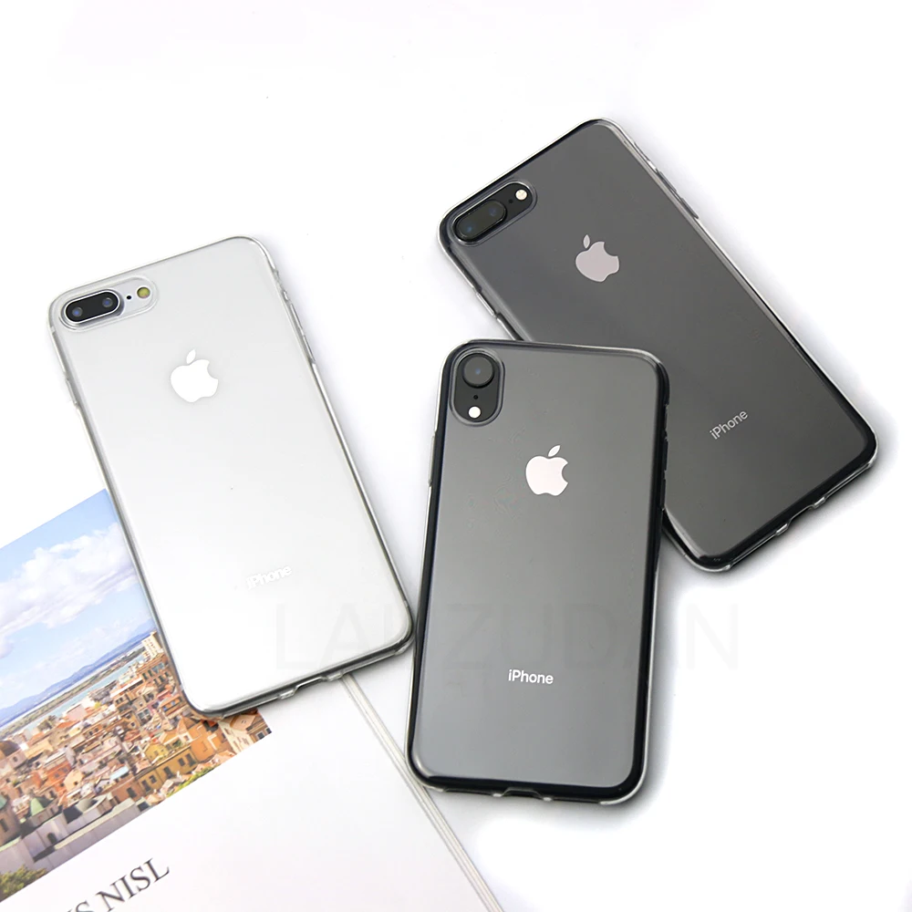 Чехол для iPhone 12 Pro Mini X XS Max 8 7 6 S 5 SE Ультратонкий Мягкий силиконовый чехол XR 11 Coque Funda