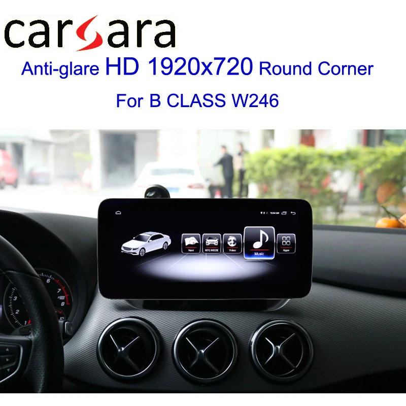 

Mercedes B W246 Radio Facelift CarPlay Round Corner High Resolution Anti Blue Comand System