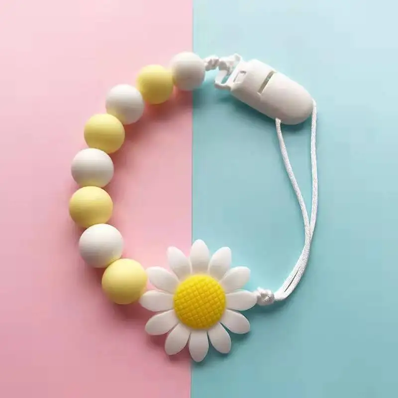 Укусы 1 шт. Детские Силиконовые Бусины Пищевой жемчуг силикон для Diy игрушка лекарственная соска клип детская продукция - Цвет: 7