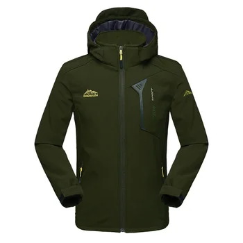 

Zipper Jacket Hooded Coat Waterproof Windproof Breathable Skiing Hiking
