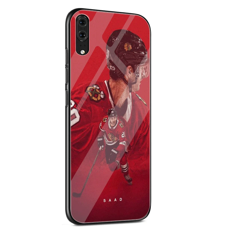 Чехол Стекло для huawei P10 P20 P30 Lite Pro P Smart Коврики 10 20 Lite Y6 Y9 Honor 7A 8X9X10 хоккейный спортивный разноцветная ракушка - Цвет: G2