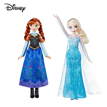

Frozen Princess Elsa Original Anna Dolls Action Figures 27cm Toy Set Snow Queen Hot Classic Movie Christmas Gifts for Children