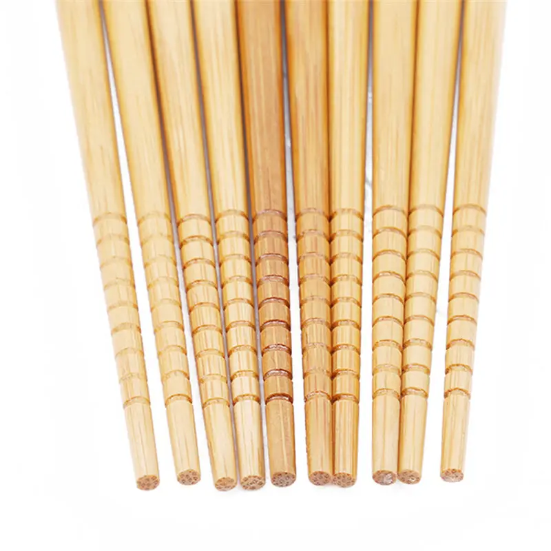 Creative New 5 Pairs Reusable Chopsticks Natural Wood Chopsticks Chinese Set Handmade Gift Pack Hashi Sushi Food Sticks