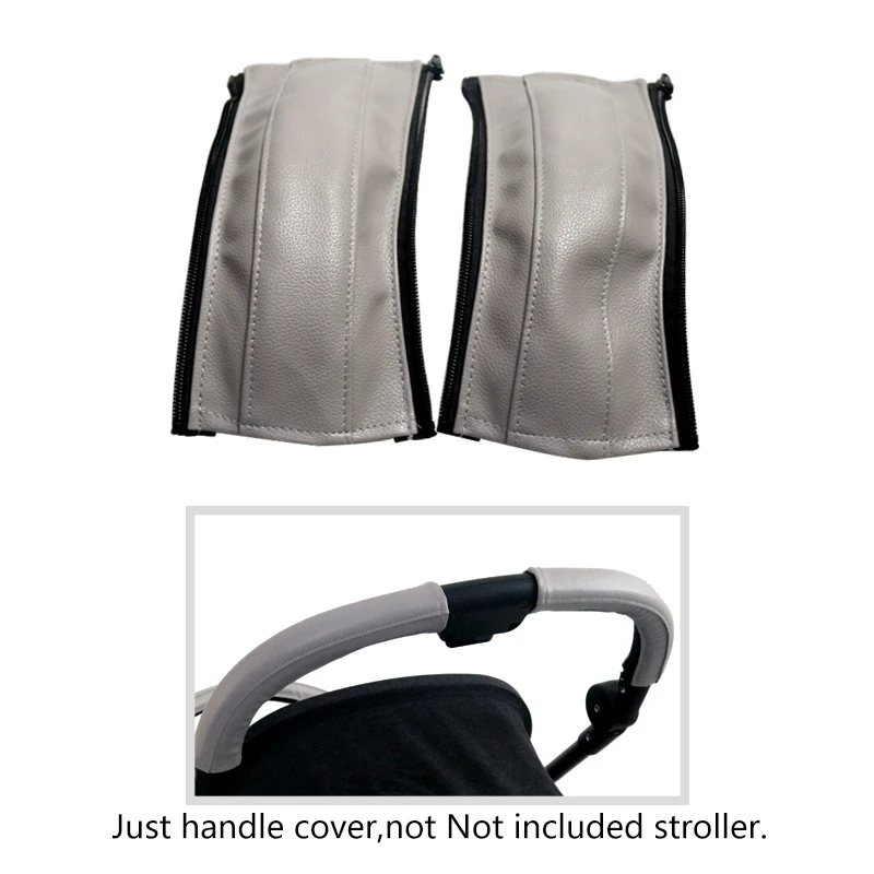 Baby Strollers near me PU Leather Cover Fit For Cybex Melio Carbon Stroller Handle Pram Bumber Sleeve Case Armrest Protective Cover Stroller Accessorie good baby stroller accessories	 Baby Strollers