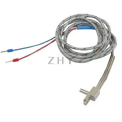 

J Type 11.5mm x 4mm Temperature Controller Earth Thermocouple Probe 1.5M