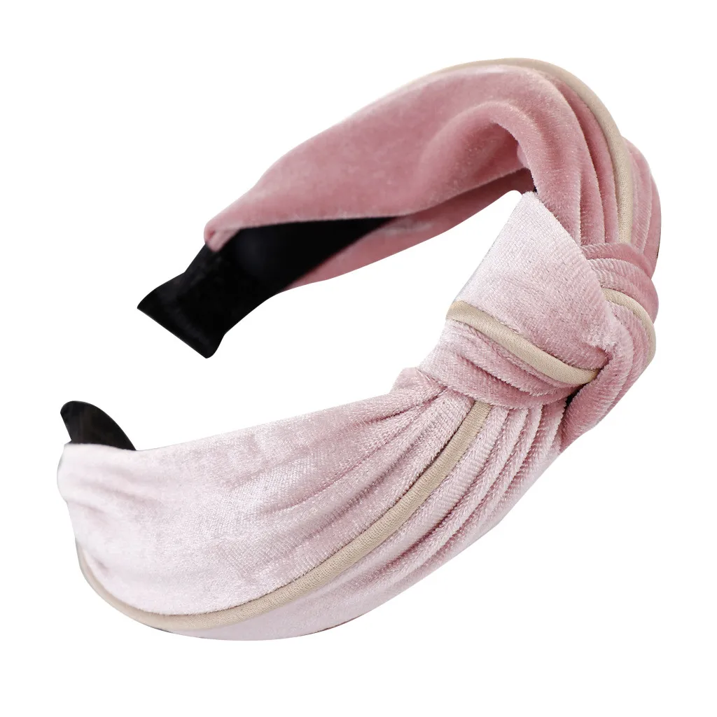Womail Hairband мягкая головная повязка бархатная повязка для волос с бантом густая Губка аксессуары для волос Губка обруч для волос симпатичный головной убор INS