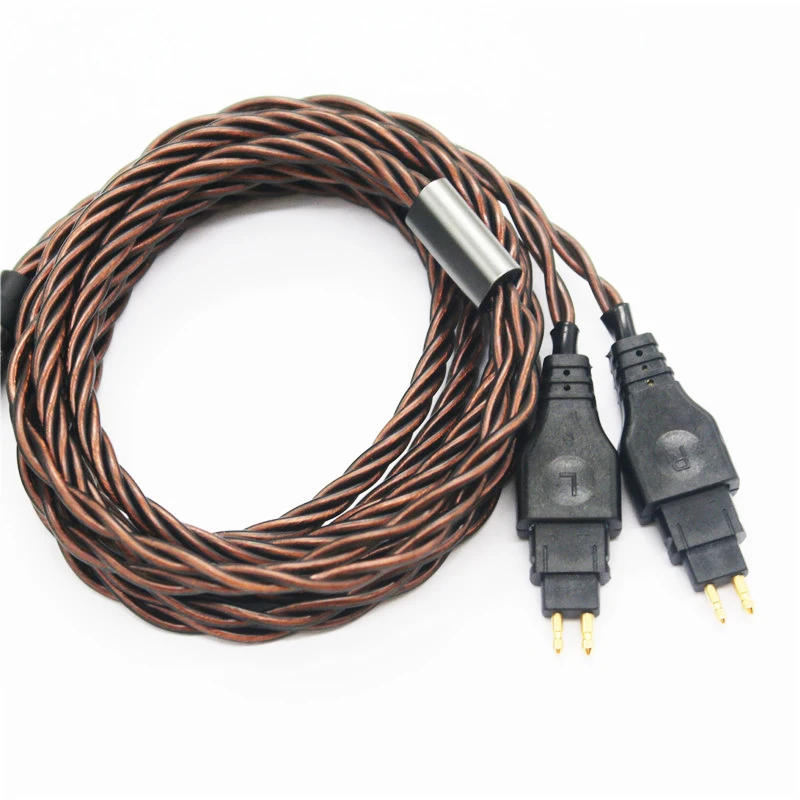 New Upgrade Replacement Cable For Sennheiser HD414 HD650 HD600 HD580 HD565 HD545 HD535 HD525 HD265 HD25 Headphone Audio Cables
