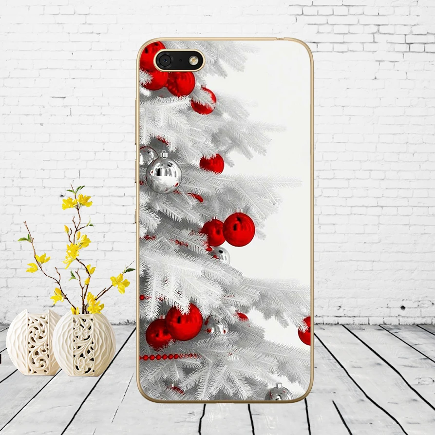 308DD happy New Year merry Christmas Soft Silicone Cover Case for Huawei honor 9 10 Lite 7A 5.45 7a pro 7c 5.7 inch 7x 8x case