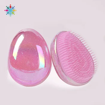 

Plastic Comb Egg Shaped Hair Comb Straight Hair Comb Head Skin Massage Comb