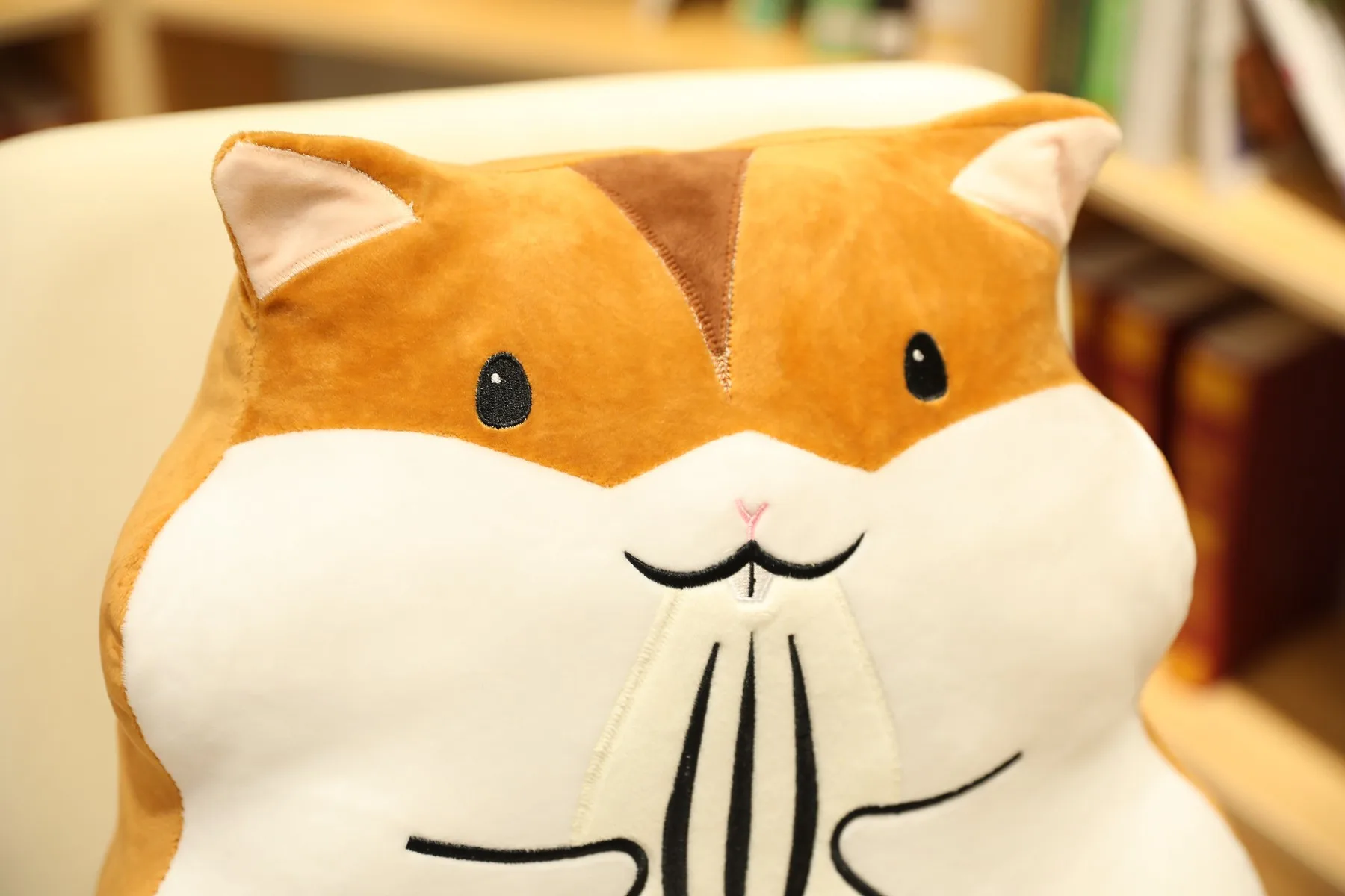 1 шт. 50*40 см kawaii хомяк плюшевые игрушки животное хомяк милые подушки игрушка для сна для детей подарки на день рождения