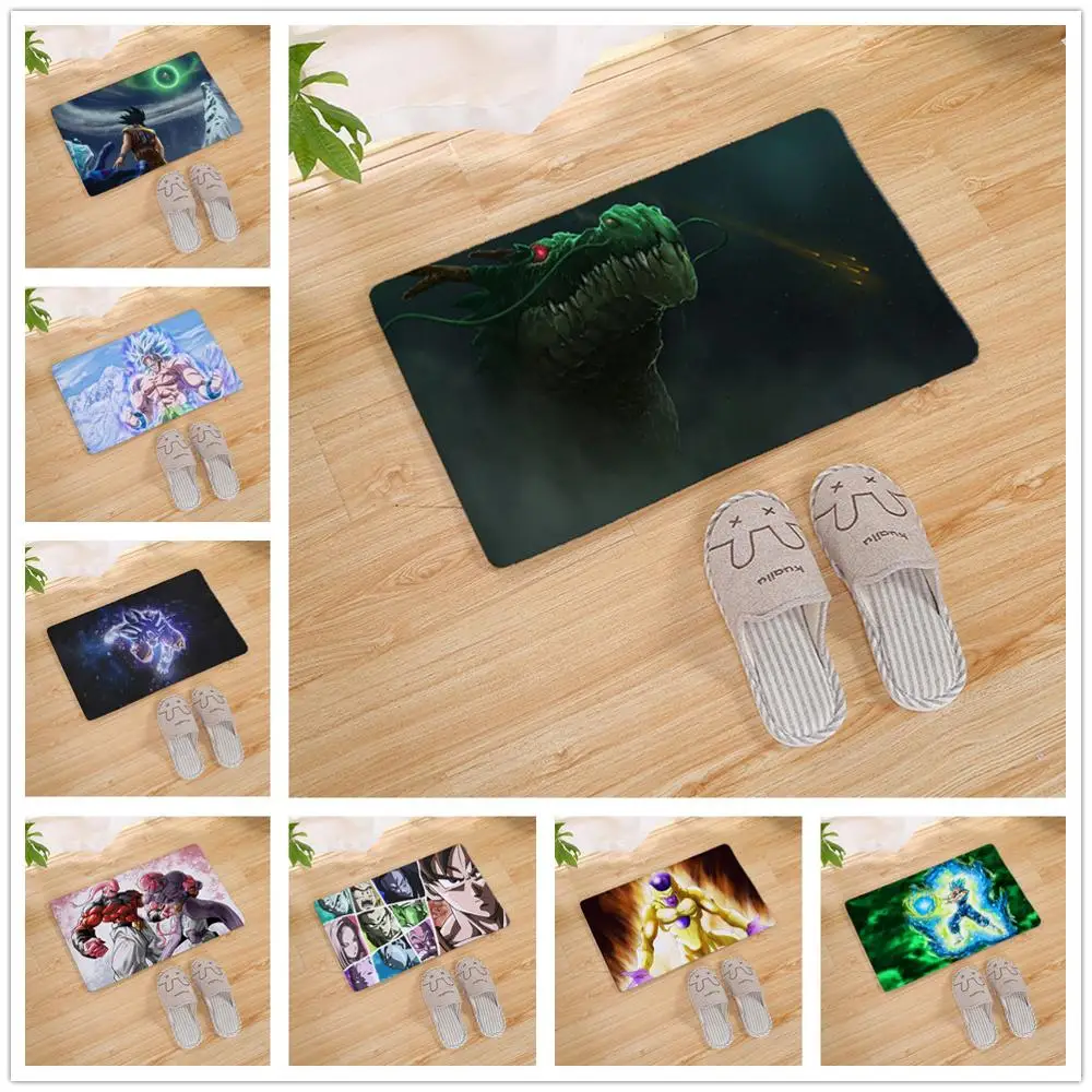 

Cartoon Dragon Ball Dragon Legend Super Saiyan Home Doormat Floor Mat Doormat Kitchen Mat Kitchen Carpet Door Mats Outdoor