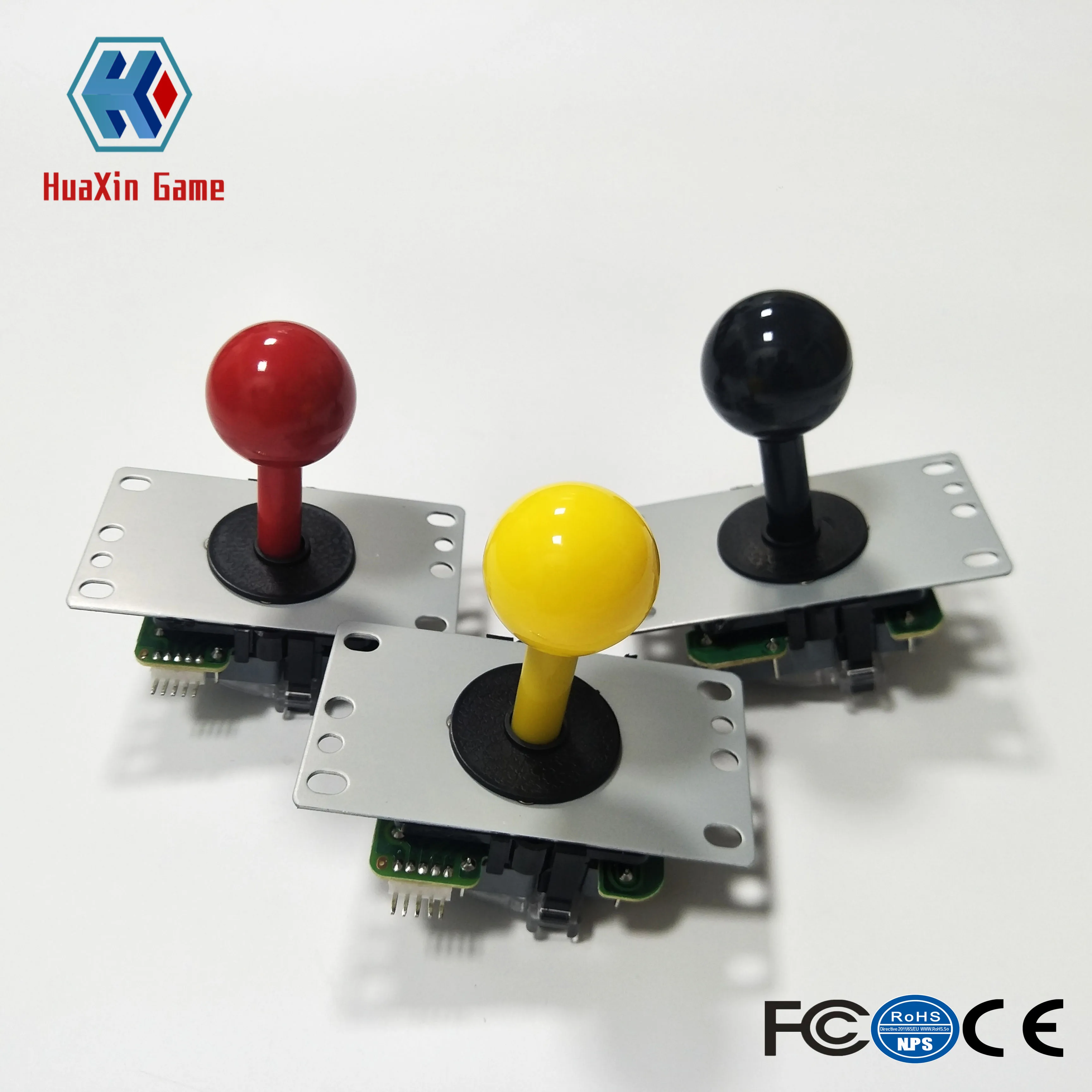 Arcade Classic Joystick 4 way 5pin DIY Game Joystick Red Ball Fighting