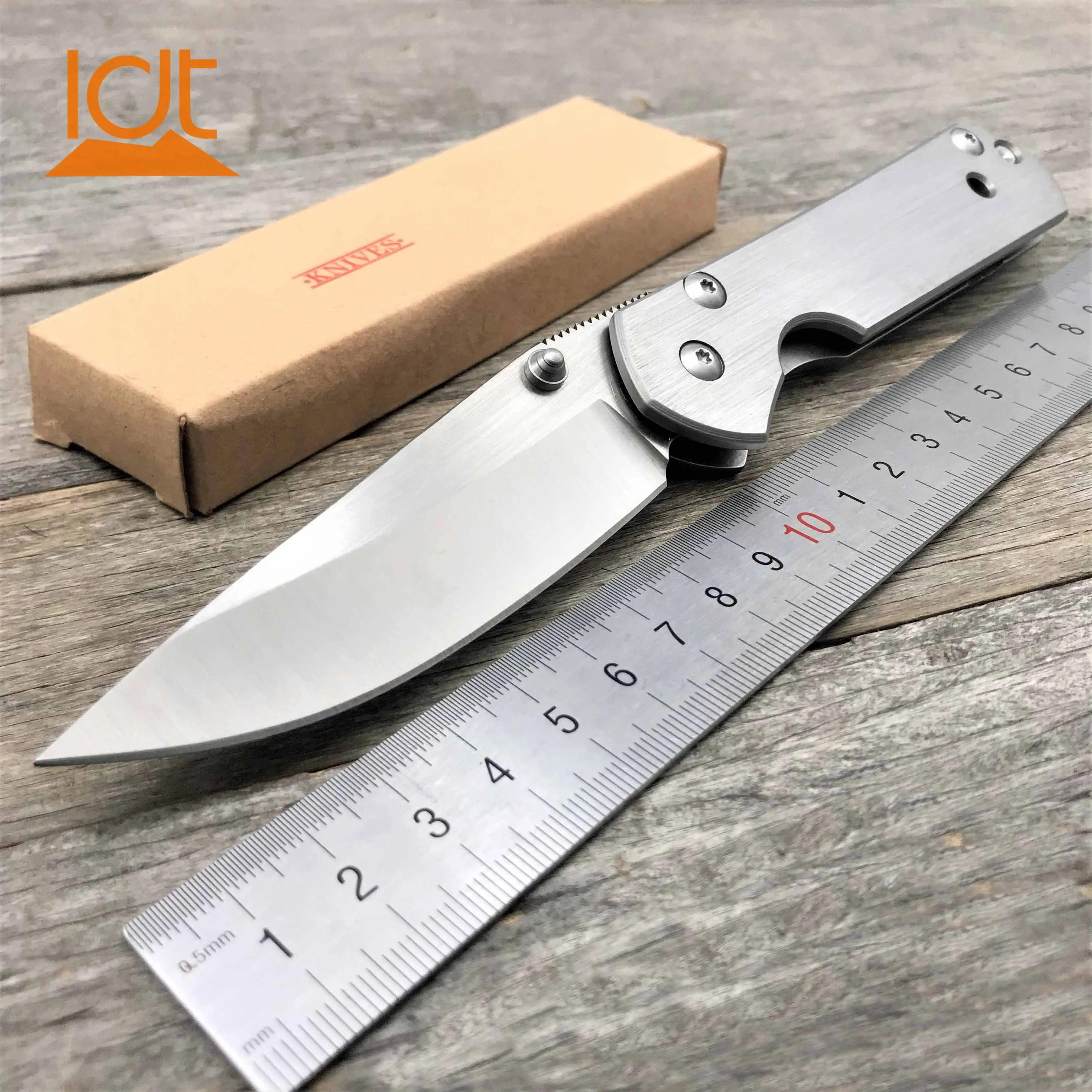Baratos LDT Sebenza 25 cuchillo plegable 7Cr18Mov hoja acero mango táctico bolsillo cuchillo caza Camping supervivencia cuchillos EDC herramientas