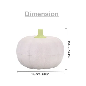 

New Durable Pumpkin Candy Box Dried Fruit Plate Snack Tray Food Storage Holder Containers Pro-environment Cake Stand Party Suppl