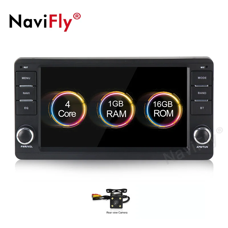 1GB-16GB-Camera NaviFly 2 ГБ+ 32 ГБ DSP Android 9,0 Автомагнитола gps для Mitsubishi outlander lancer 2010 2012 2013 с wifi 7 дюймов без DVD - Цвет: 1GB-16GB-Camera