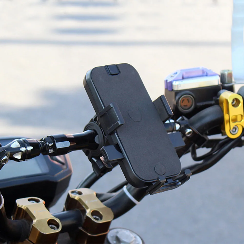 Кронштейн держатель телефона gps Автоматическая блокировка ABS стоял уход за кожей лица маска Велосипедный спорт Мотоцикл Универсальный Поддержка езды на велосипеде на открытом воздухе