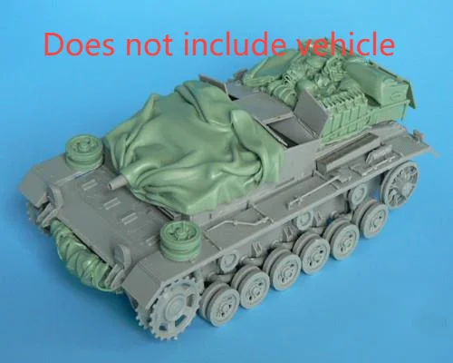 Piezas de vehículo blindado de fundición a presión de resina, escala 1:35, modificación no incluye la miniatura sin pintar del tanque