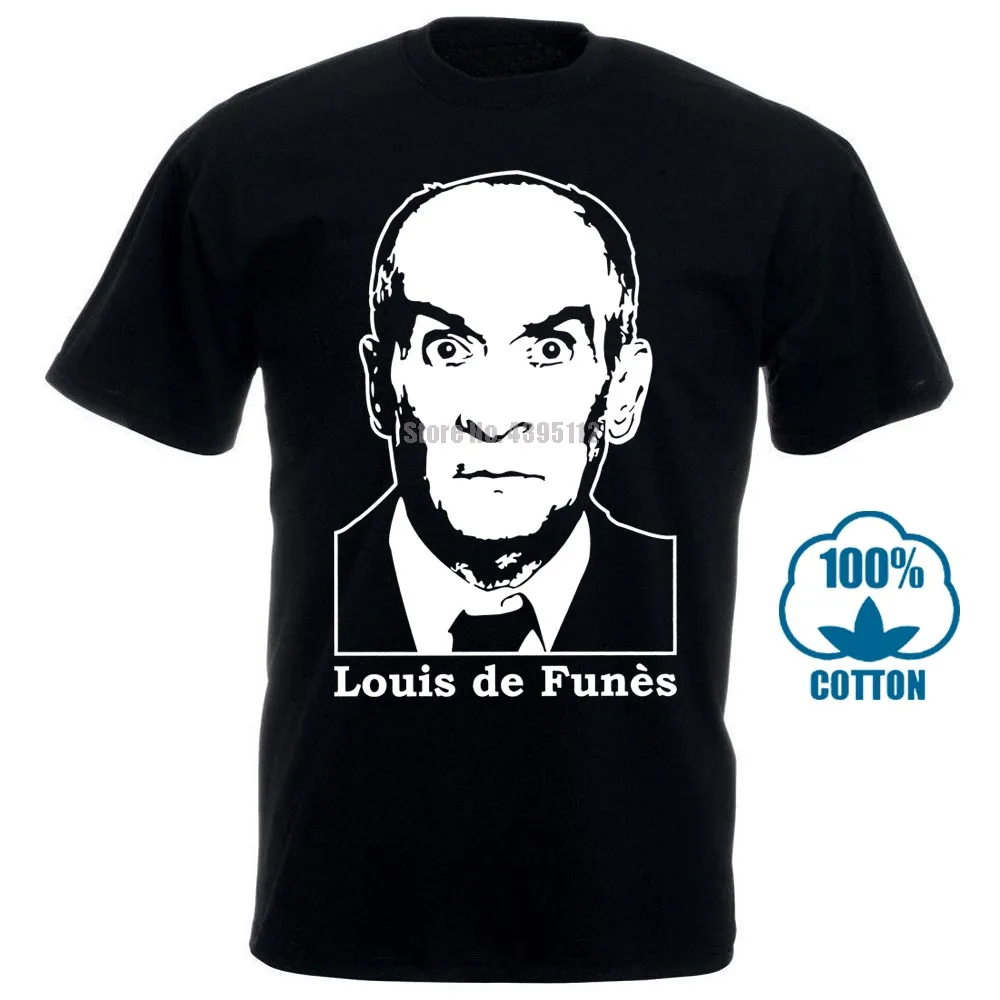 

Louis De Funes Movie Kult Ikone Konterfei Stencil Art S Xxl T Shirt