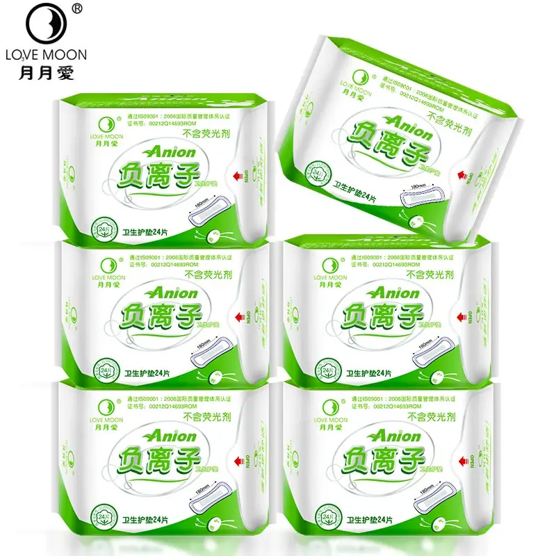 Love Moon Anion санитарная салфетка Slipeinlage анион колодки гигиенические Анионовые
