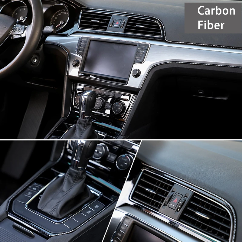 Универсальный автомобильный Стайлинг наружное оформление приборной панели двери края ленты литья отделка протектор царапин сплошной цвет
