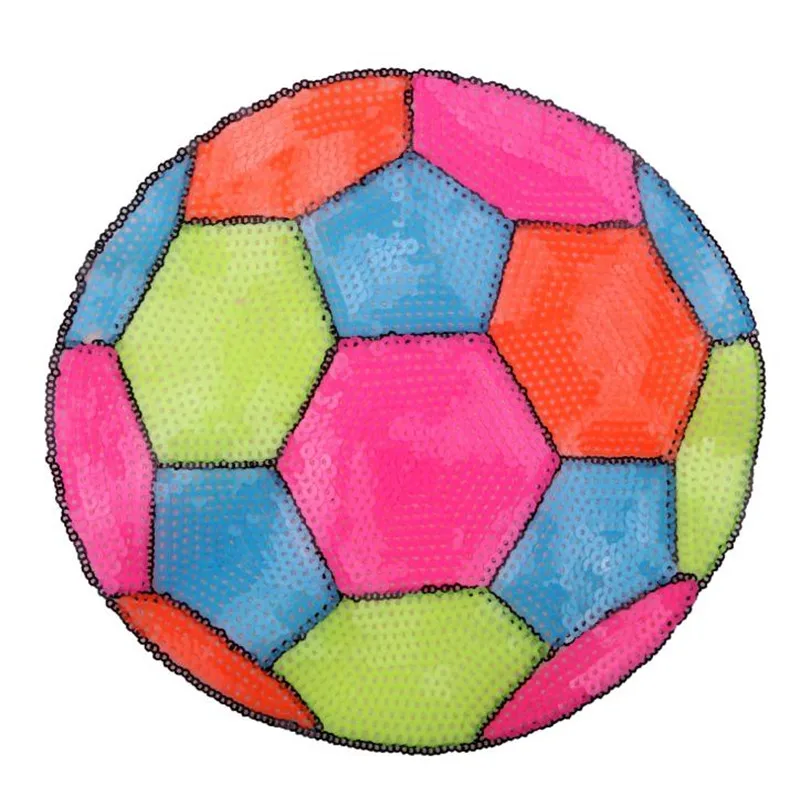 

T shirt Women patch sequins 21cm Football deal with it biker patches for clothing Diy stickers 3d t shirt mens free shipping