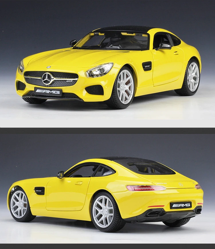 Maisto 1:18 Mercedes-Benz AMG GT спортивный автомобиль сплав Ретро модель автомобиля классическая модель автомобиля украшение автомобиля коллекция подарок