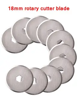 

10pcs Rotary Cutter Supplement Blade 18mm Replacement Blade Sewing Tool For Craft Sewing Scrapbook Sewing Accessories