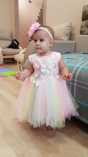 rainbow baby girl outfit