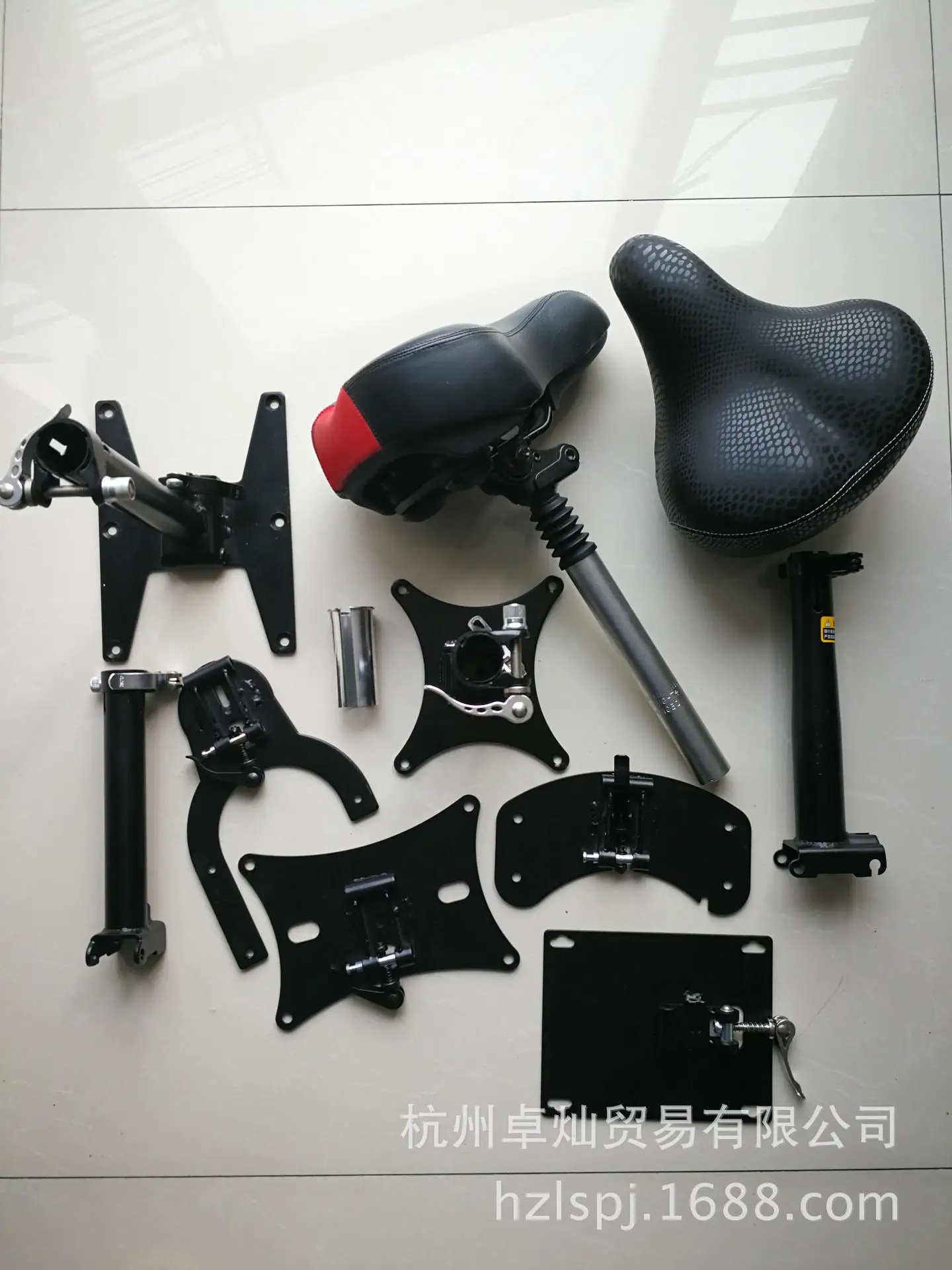 

Electric Scooter Folding Shock Absorption Seat Millet Folding Base Rotating Saddle Damping Folding Pedestal