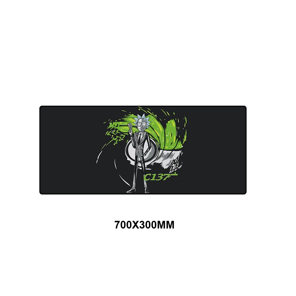 RKYMD-017 Коврик для мыши Рик и Морти, большой игровой коврик для мыши, нескользящий коврик с блокировкой, резиновый коврик для компьютера, геймера, клавиатуры, коврики для мыши, ноутбук, коврик для ноутбука - Цвет: RKYMD-017