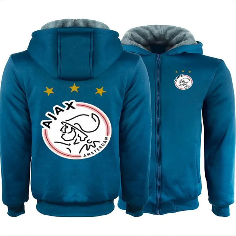 10 Новинка, Ajax, толстая толстовка на молнии, зимняя, флисовая, теплая, для женщин и мужчин, худи, подкладка, пальто, толстовка, куртка, Ajax, толстовки - Цвет: 10