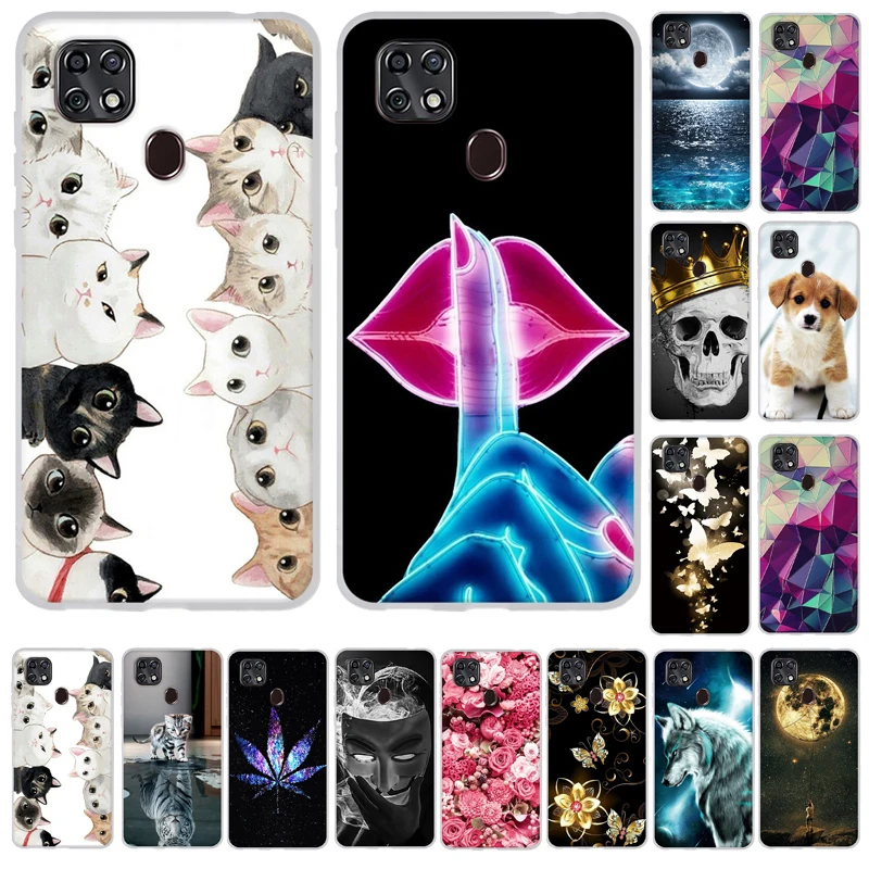 Case For ZTE Blade 20 Smart 2019 Cover Soft Silicone Cute Cat Bumper TPU Cases Back Bags | Мобильные телефоны и