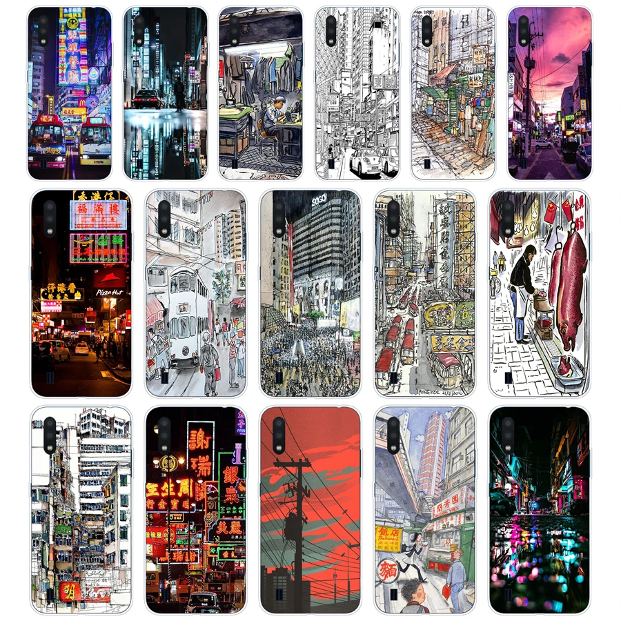 08 Hong Kong Soft Silicone Tpu Cover phone Case for Samsung Galaxy A01 A10 2019 A20 A20E A20S M11 M21 case | Мобильные телефоны и