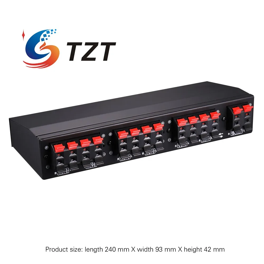 TZT шестисторонний стерео динамик селектор двунаправленный селективный